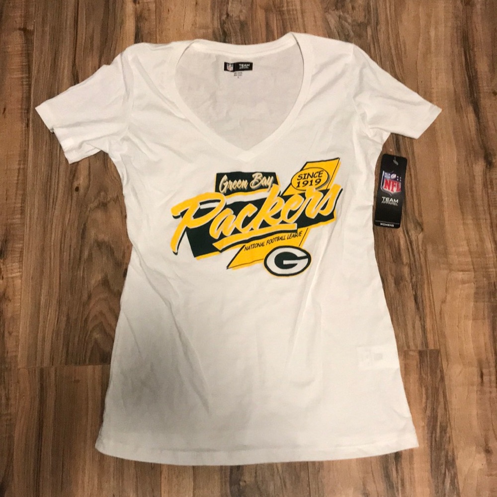 Green Bay Packers NFL white tshirt